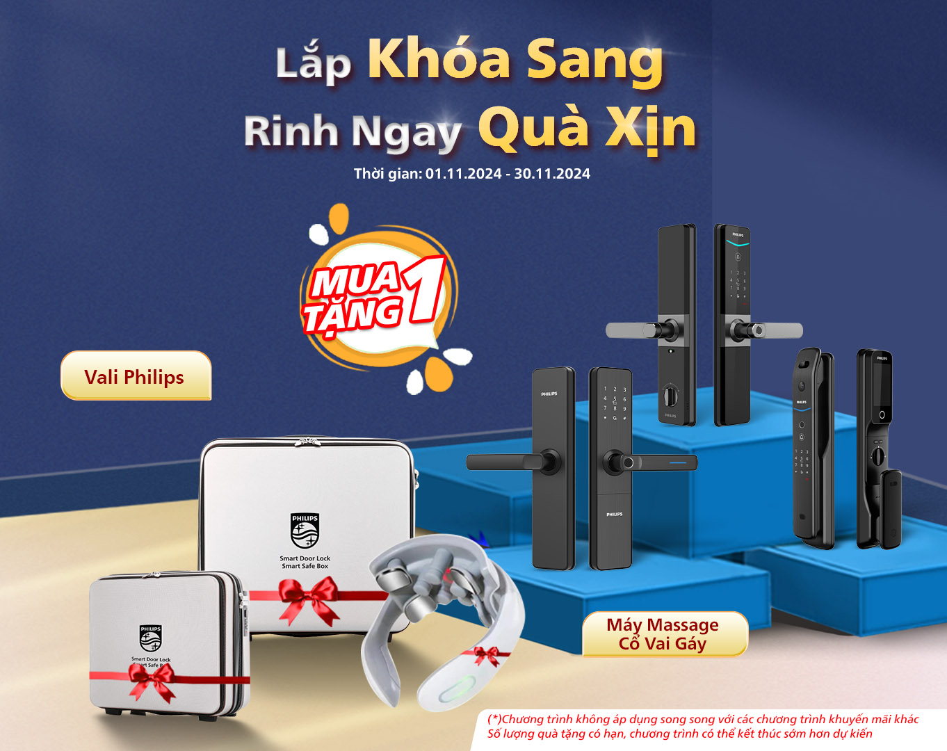 CƠ HỘI NHẬN NGAY VALI DU LỊCH SIÊU TIỆN LỢI KHI MUA KHÓA CỬA THÔNG MINH TẠI DRAHO