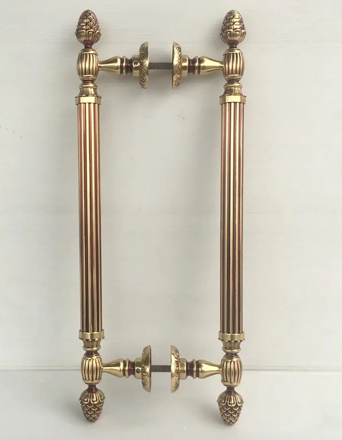 tay nắm cửa kính bằng đồng 3