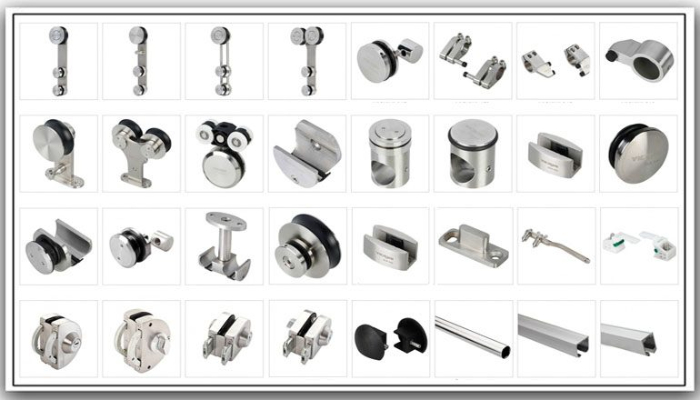 Các thành phần chính trong bộ phụ kiện cửa nhôm Xingfa