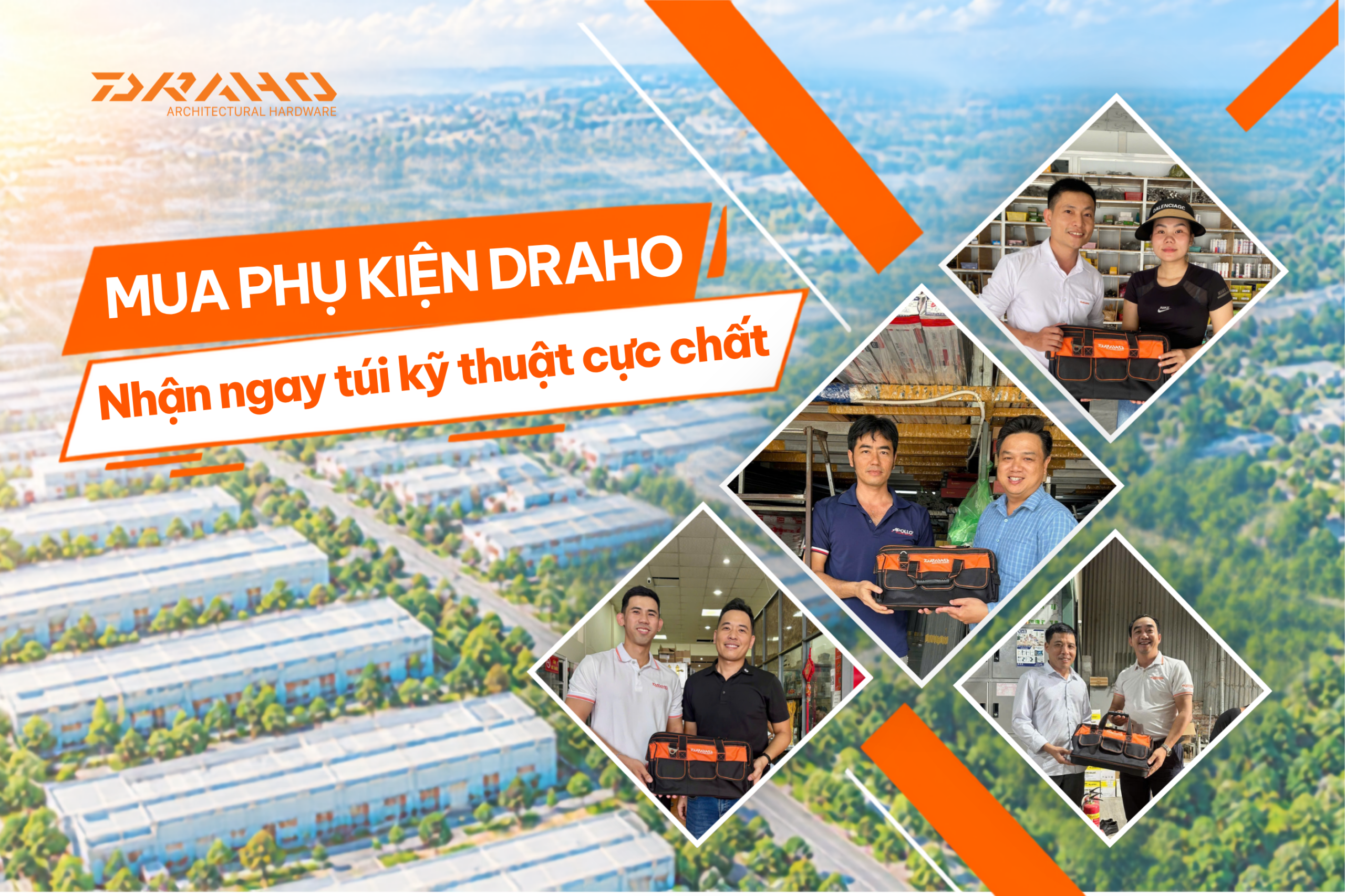 TỔNG KẾT CHƯƠNG TRÌNH: “MUA PHỤ KIỆN DRAHO – NHẬN NGAY TÚI KỸ THUẬT CỰC CHẤT”