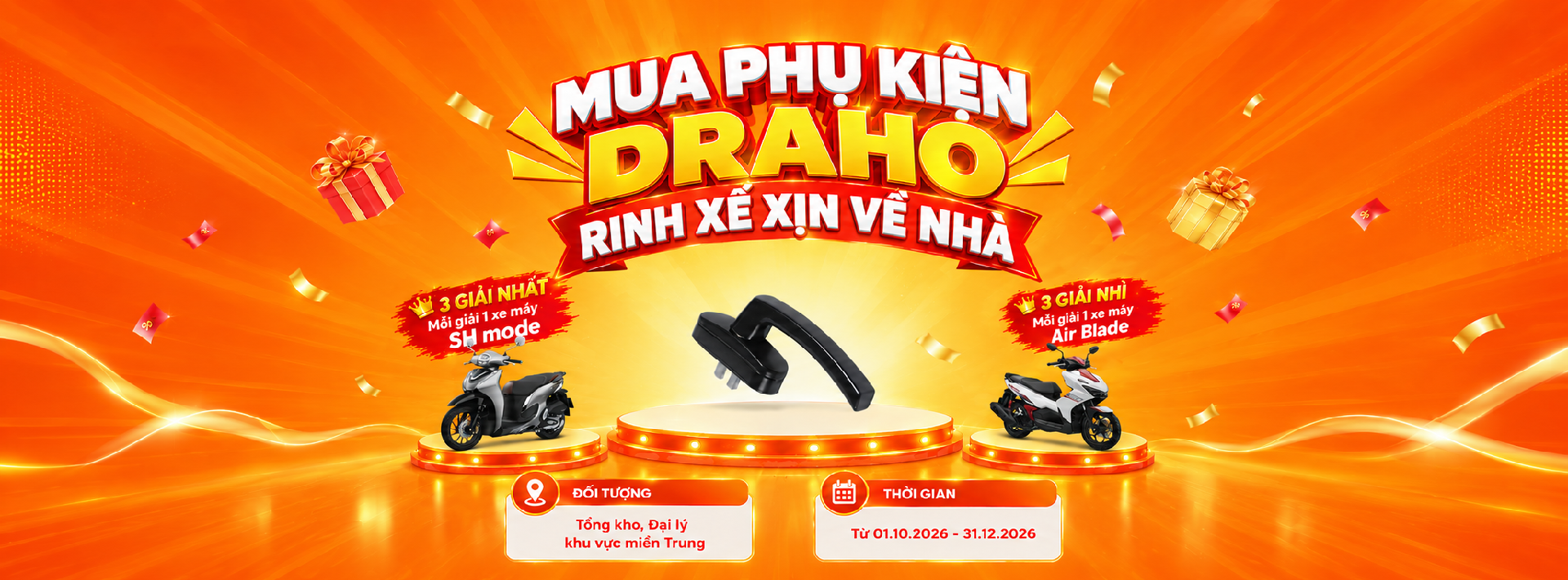 mua phu kien draho rinh xe xin ve nha